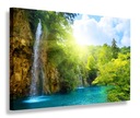 OBRAZOVÉ LED 120x80 PLÁTNE LED svetlá WATERFALL