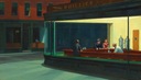 Obrazové plátno Rep Edward Hopper Night Brands 100x55