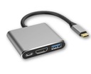 Adaptér 3v1 HUB USB-C HDMI 4K ver2020