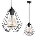 ZÁVESNÉ STROPNÉ LAMPA DIAMANTOVÉ DRÔTOVÉ PODKRYTÉ EDISON RETRO LED STROPNÉ LAMPA