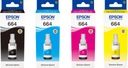 EPSON Ink 664 SADA CMYK 4 x 70 ml L310 L1300