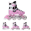 DÁMSKE 39-42 nastaviteľné kolieskové korčule ABEC7 INLINE SKATES