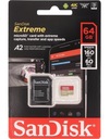 SanDisk Extreme microSDXC karta 64GB 160/60 MB/s