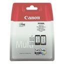 2x org. Canon PG545 + CL546 CMYK TS205 TS305