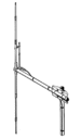 SIRIO SD-27 DIPOLE 1/2 vlnová základná anténa CB/10m