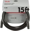 FENDER Mikrofónny kábel 4,5m XLR-XLR