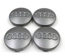 Sada 4 ks AUDI Center Logo Center Caps, 60MM ráfiky