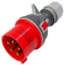 5P 32A IP44 Rubber Force Plug Portable Force