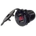 VSTAVANÁ NABÍJAČKA DO AUTO USB QC 3.0 12V 24V VOLTMETER