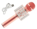 KARAOKE MICROPHONE WS858 s Bluetooth reproduktorom ružový