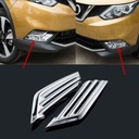 Chrómové ozdobné rámy Nissan Qashqai II 2015-..