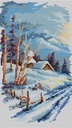 KIT C4526 plátno WINTER 20x35 výšivka ihlou muline