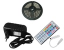 SET RGB 5050 150 LED pás 2,5m + ovládanie + napájanie