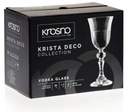 KROSNO KRISTA DECO poháre na likér na vodku 50ml