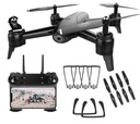 SG106 DRONE DOUBLE CAMERA 4K HD WIFI FPV BLACK PRO MINI RC 2 FLY KAMERY