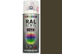 MOTIP RAL ACRYL 6014 MAT DVOJFAREBNÁ Akrylová farba v spreji 400 ML