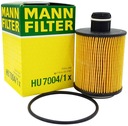 MANN FILTER HU7004/1X OLEJOVÝ FILTER PRE OPEL INSIGNIA