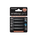 4x Panasonic Eneloop PRO R6/AA 2550mAh BK-3HCDE