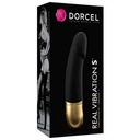 DORCEL VIBRATOR SEX MASÁŽER LUXUSNÉ ČIERNA / ZLATÁ