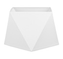 LAMPSHADE diamantové tienidlo WHITE na žiarovku E27