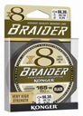 KONGER BRAIDER X8 BLACK BRIDGE 0,20mm 150m