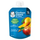 Gerber Mousse Dessert Jablko Mrkva Mango po 6 mesiacoch 80 g