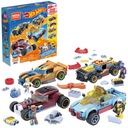 HOT WHEELS BLOCKS mega construx tuningové vozidlá STAVEBNÁ SADA 485 ks.