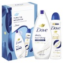 Dove Set: Sprchový gél 250 ml + Antiperspirant v spreji 150 ml