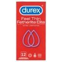 Durex Fetherlite Elite, kondómy, 12 ks.