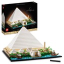 4v1 Lego Architecture 21058 Súprava Cheopsovej pyramídy kocky + elektronická kniha