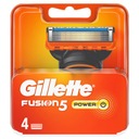 GILLETTE | FUSION | POWER | 4 KS | NÁBOJE