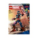 LEGO Super Heroes 76258 Zostaviteľná figúrka: Kapitán Amerika