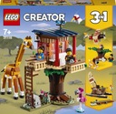 LEGO Creator 3 v 1 31116 Dom na strome Safari Divoké zvieratá