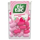 Balenie 12 kusov Tic Tac Strawberry cukríky, jahodové dražé 18 g x 12