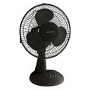 Kanlux Vento stolný ventilátor, čierny