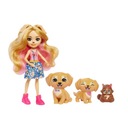 Rodinná bábika Mattel Enchantimals City Tails Gerika Zlatý retriever