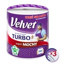 VELVET TURBO papierová utierka, 3 vrstvy, 300 listov