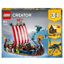 LEGO Creator 3 v 1 31132 Vikingská loď a Midgardský had