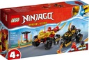 LEGO Ninjago Kai a Ras v súboji auta a bicykla 71789