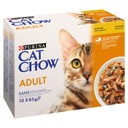 Purina Cat Chow Dospelé kura s cuketou 10 x 85 g