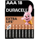 Duracell R3 AAA alkalické batérie Sada batérií x 18 ks.