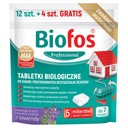 BIOFOS tablety do septikov a čističiek odpadových vôd 12+4 ks.