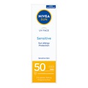 NIVEA Sun UV Face Sensitive ochranný krém SPF50 50 ml