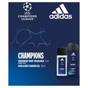 Darčeková sada pre mužov ADIDAS Champions; Deodorant + sprchový gél