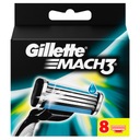 Náhradné kazety s čepeľami pre holiaci strojček Gillette Mach3 DuraComfort, 8 ks.