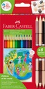 Faber-Castell ceruzkové trojhranné pastelky - 15 ks