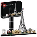 4v1 Lego Architecture 21044 Paris Figúrky Set kocky + e-kniha