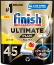 FINISH Ultimate Plus All In One kapsule do umývačky riadu 45 Lemon Lemon