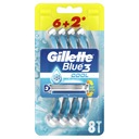 Holiace strojčeky Gillette Blue3 Comfort 8 ks