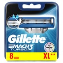 GILLETTE MACH 3 TURBO BLADES 8 ks ORIGINÁL